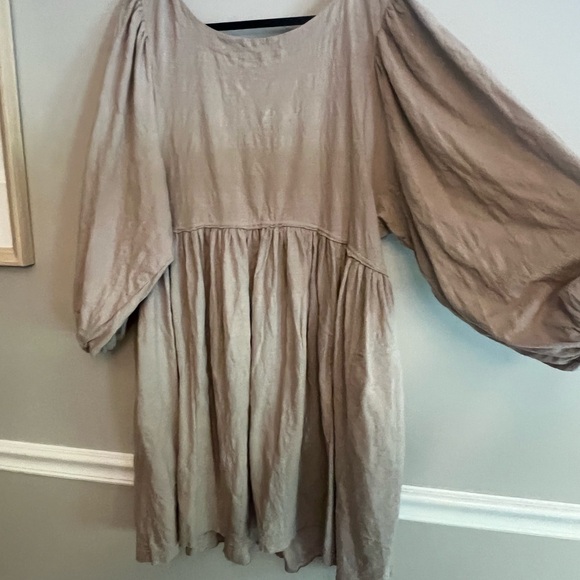 Free People Tan Women's Dress - Picture 2 of 4